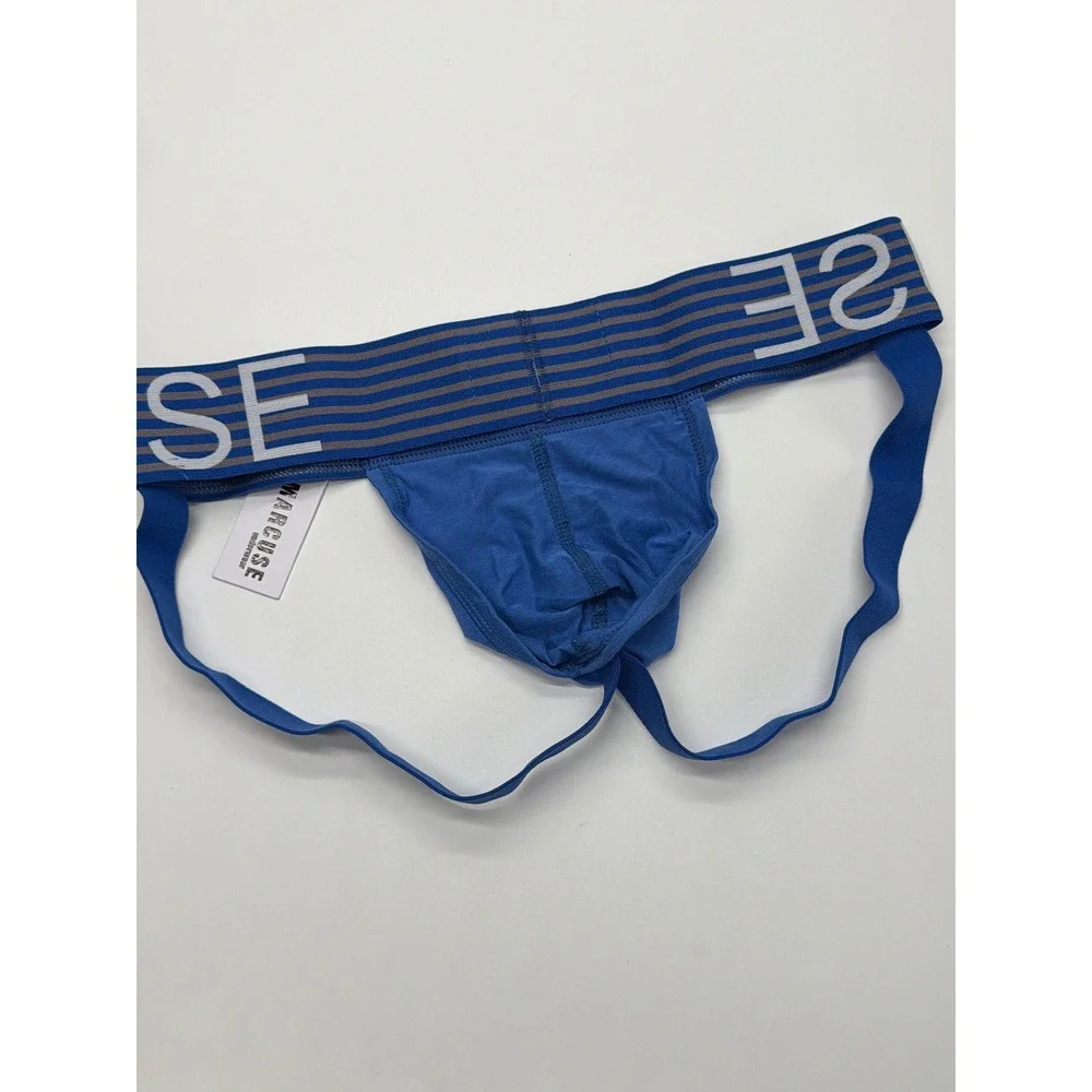 Marcuse Brighten Jock Blue‎ Modal Blend Jockstrap Mens Size Medium NWT
